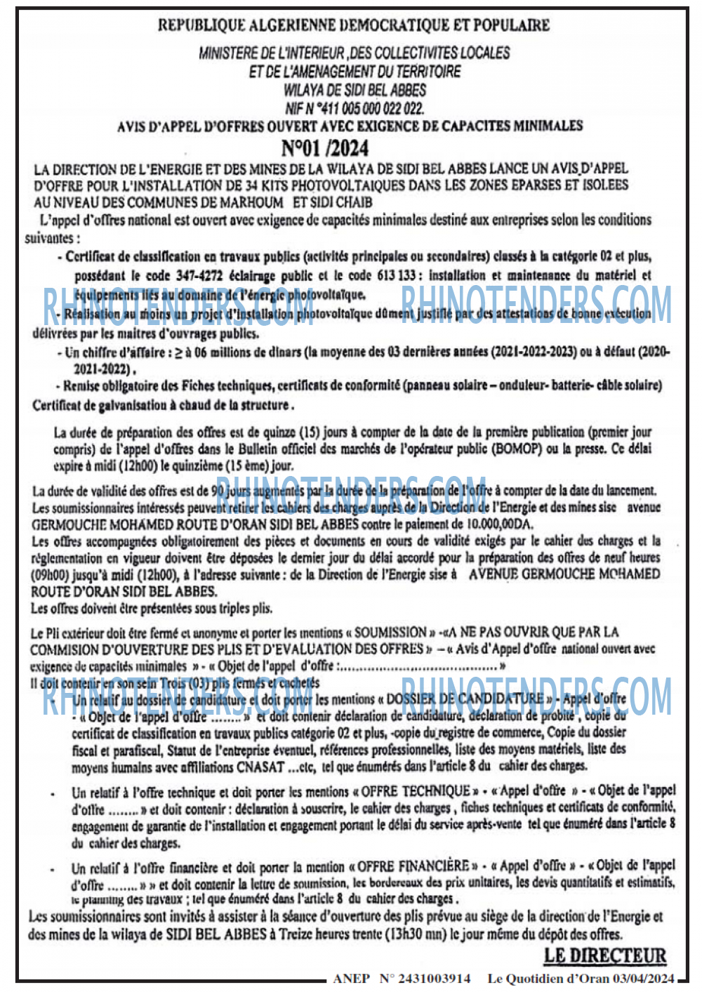Le Quotidien d'Oran
