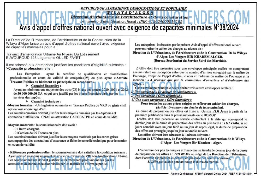 Algerie Confluence
