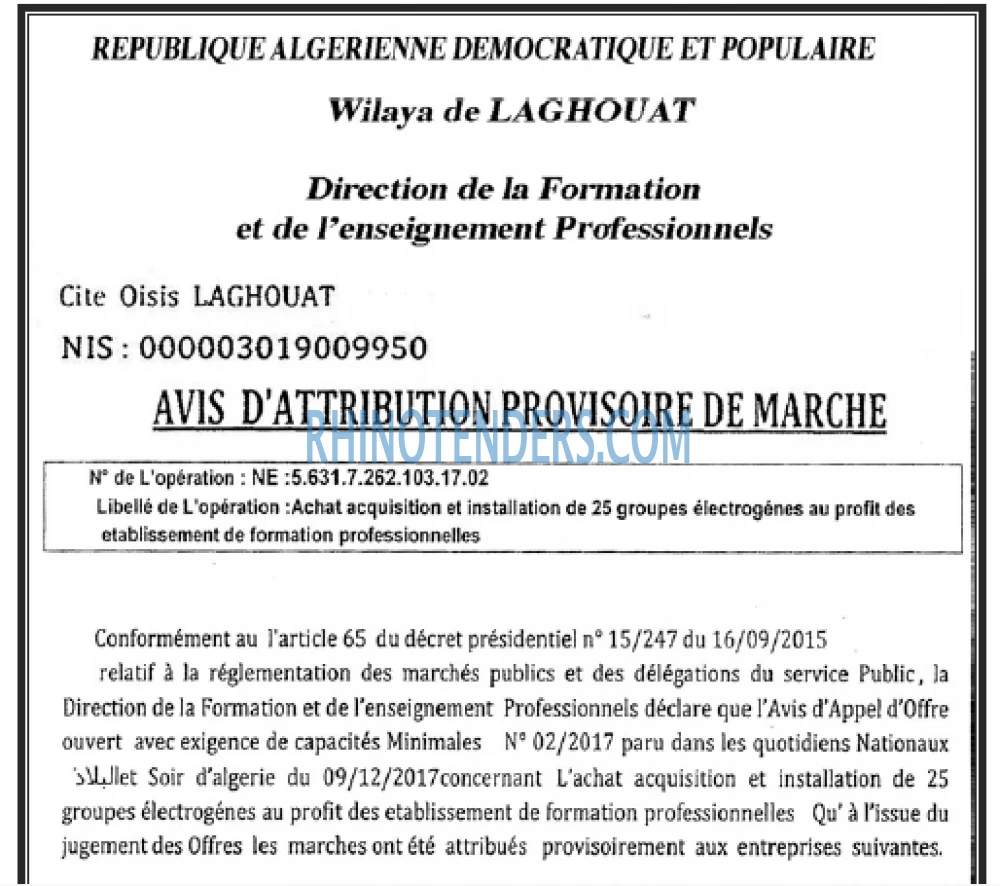 LE SOIR D'ALGERIE