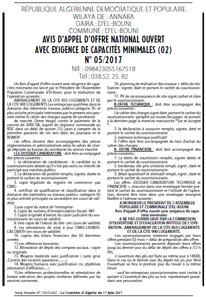 Le Courrier d'Algerie