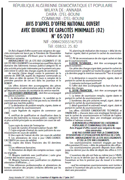 Le Courrier d'Algerie