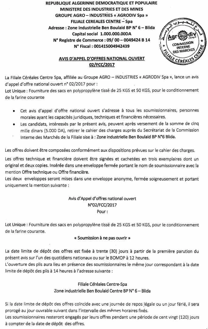LE SOIR D'ALGERIE