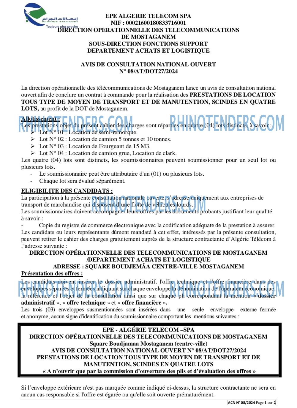 Algérie Télécom