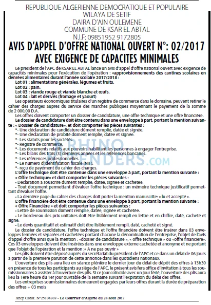 Le Courrier d'Algerie
