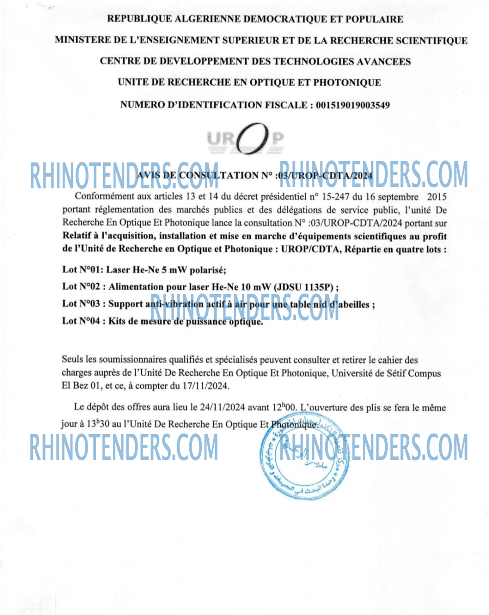 Rhinotenders