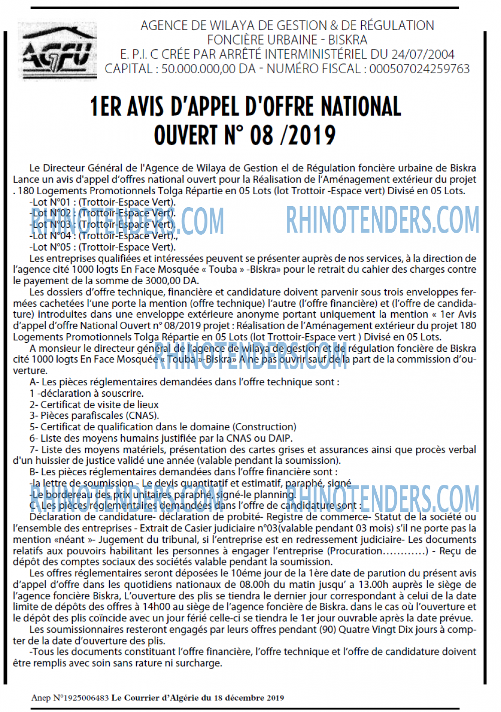 Le Courrier d'Algerie