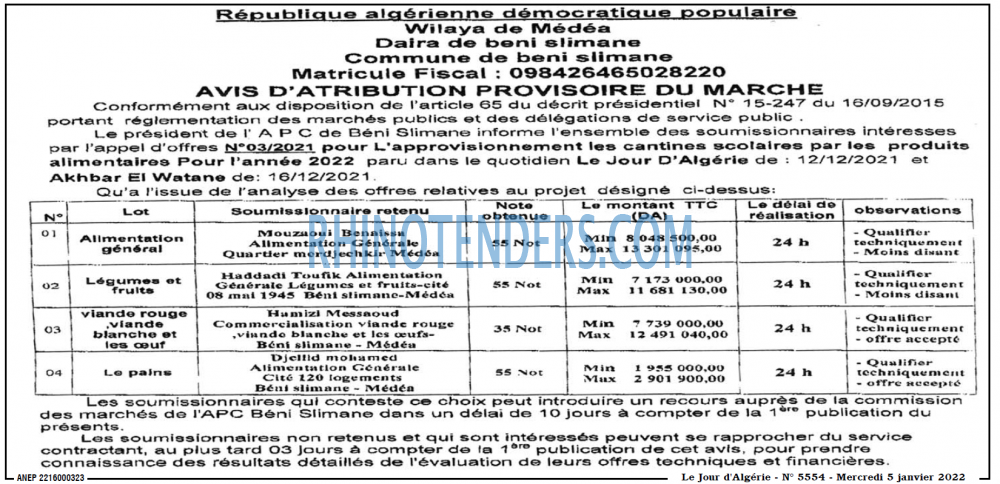 Le Jour d'Algérie