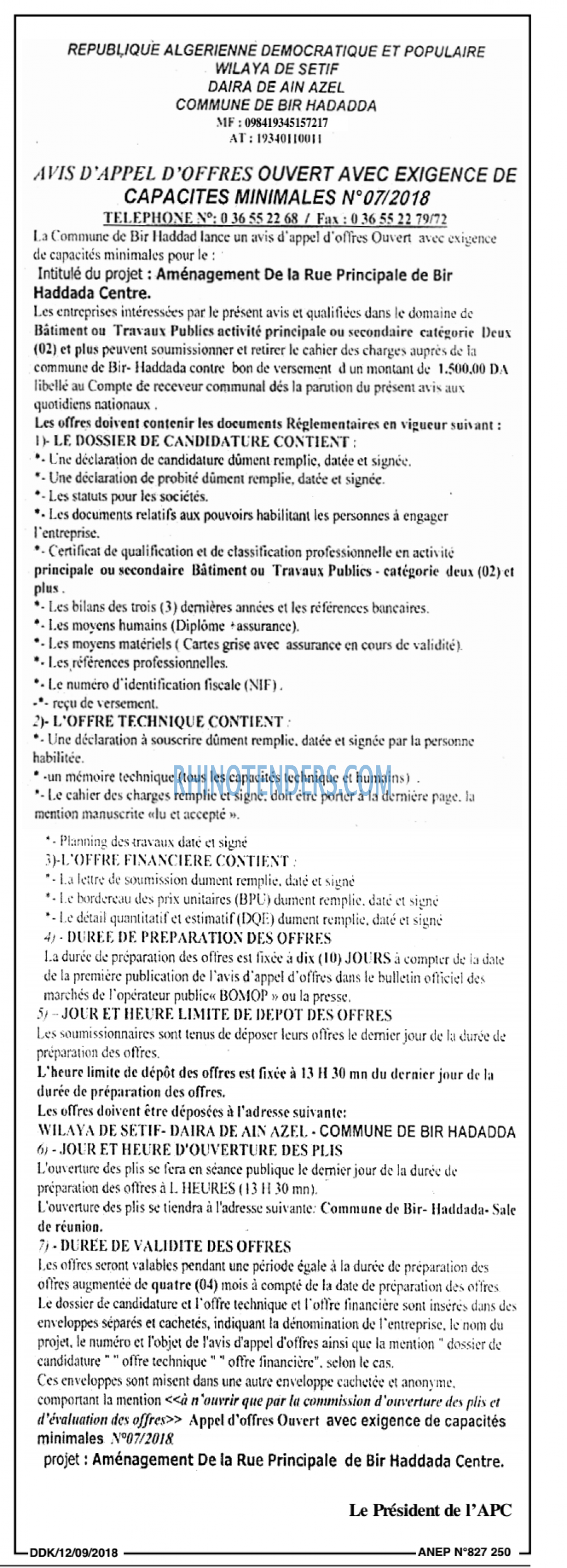 LA DEPECHE DE KABYLIE