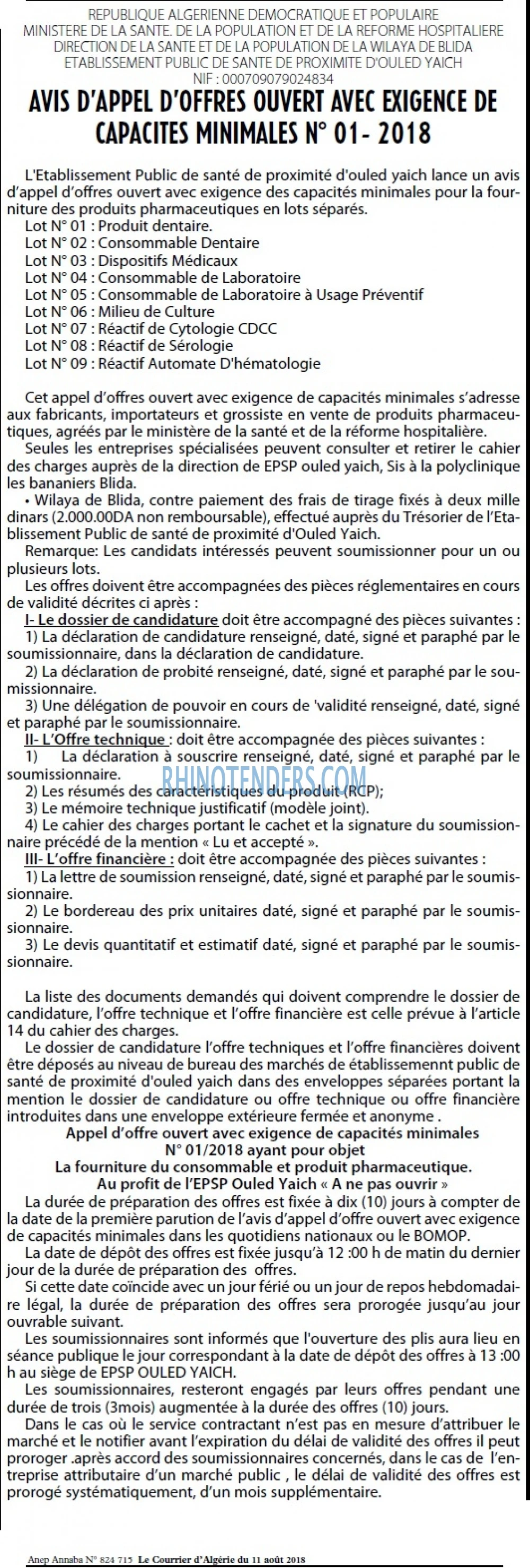 Le Courrier d'Algerie