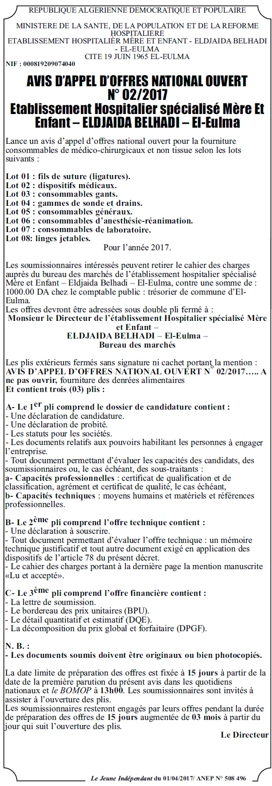 Le jeune indépendant