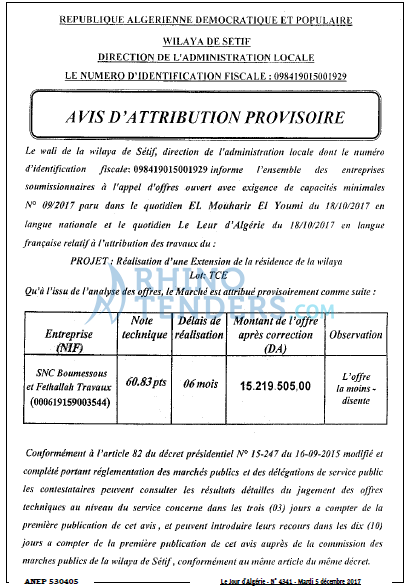 Le Jour d'Algérie