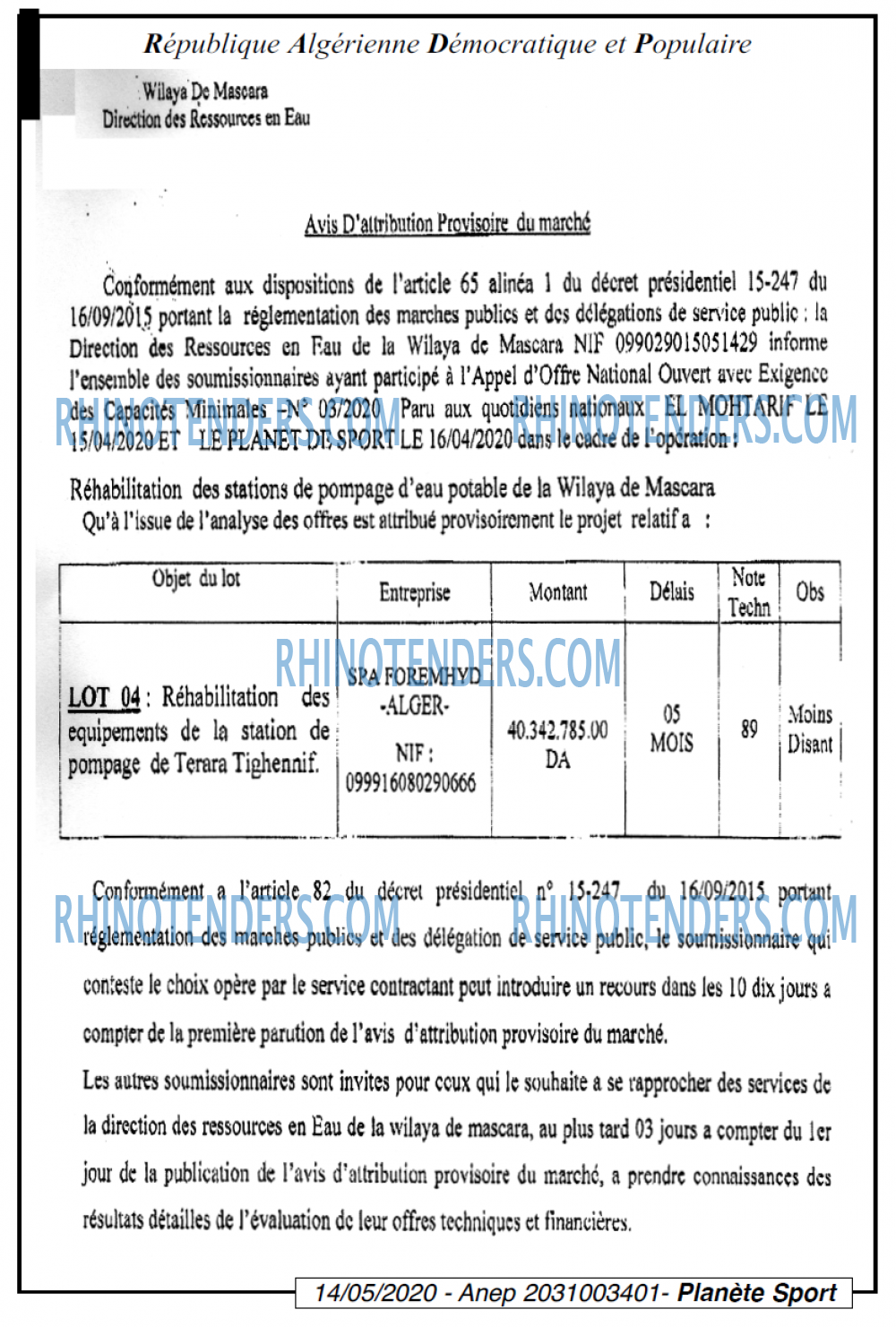 PLANETE SPORT