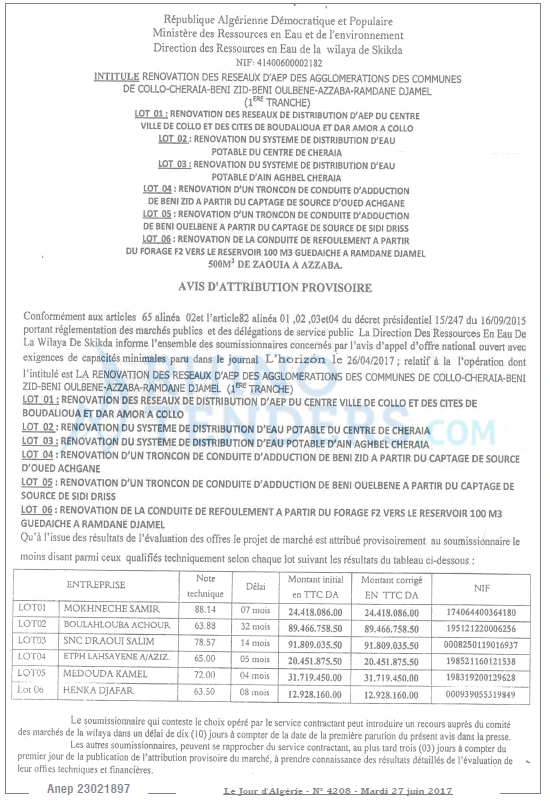 Le Jour d'Algérie