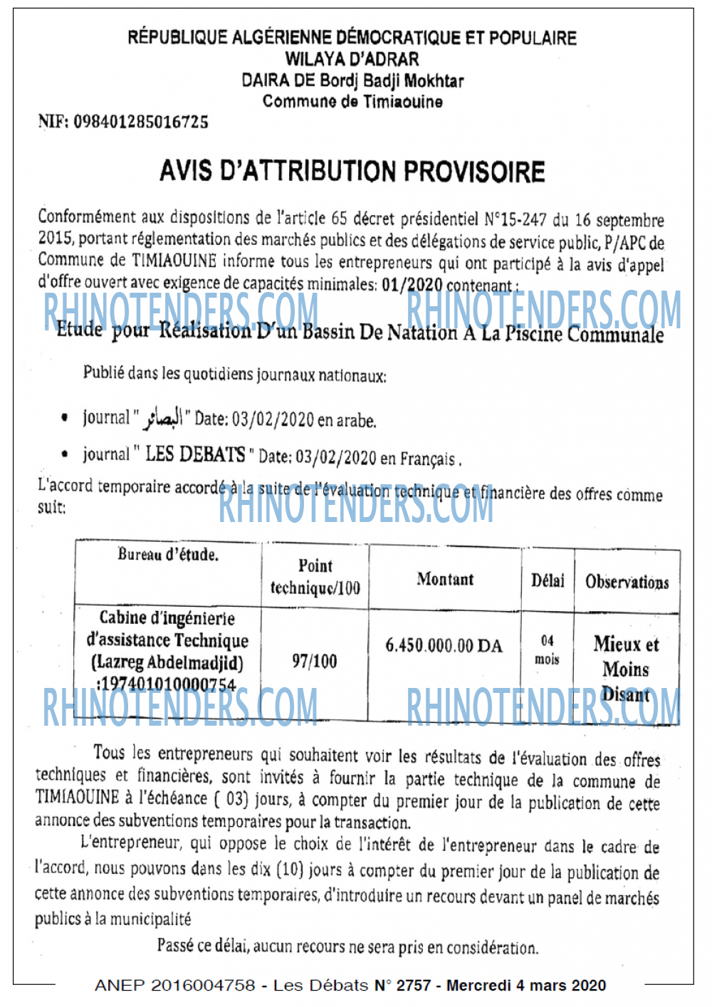 Les Debats