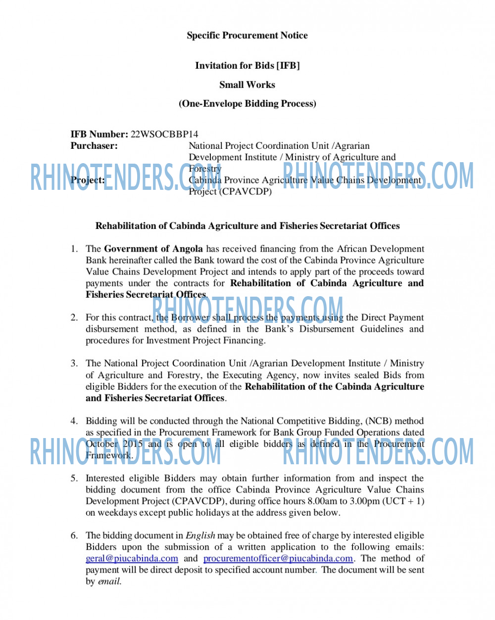 Rhinotenders