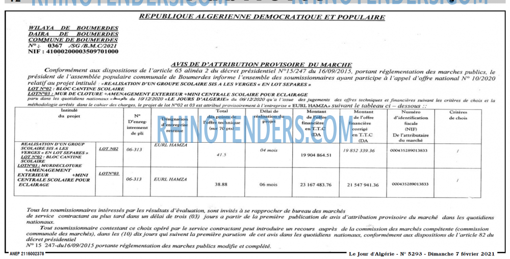 Le Jour d'Algérie