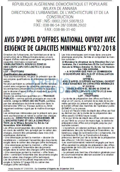 Le Courrier d'Algerie