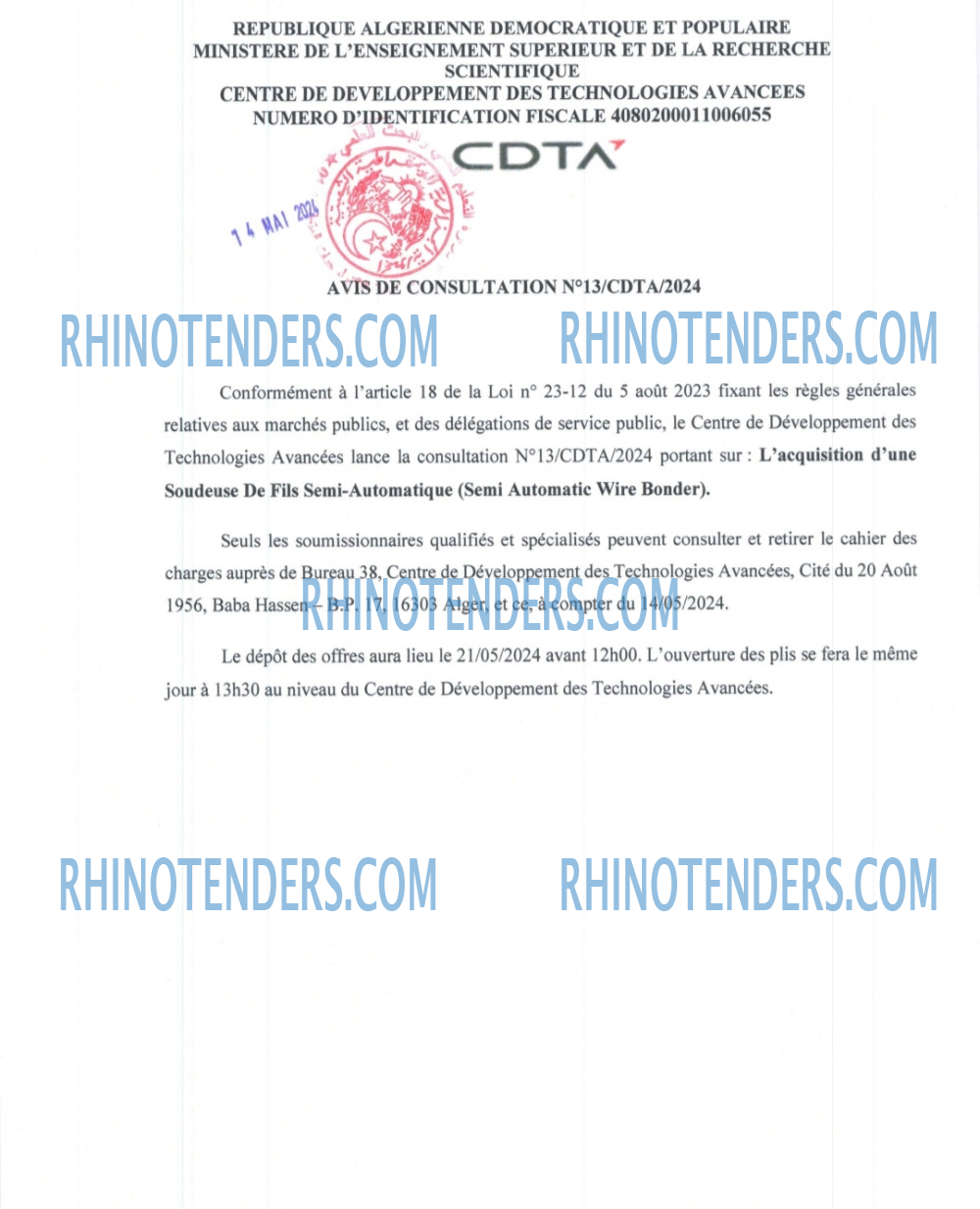 Rhinotenders