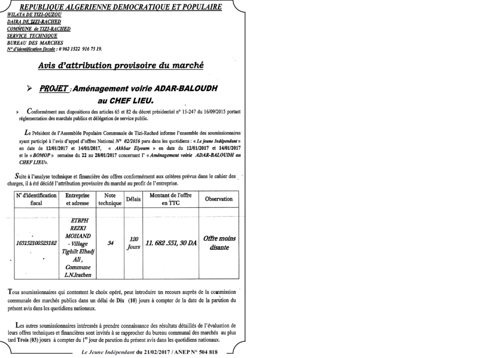 Le jeune indépendant