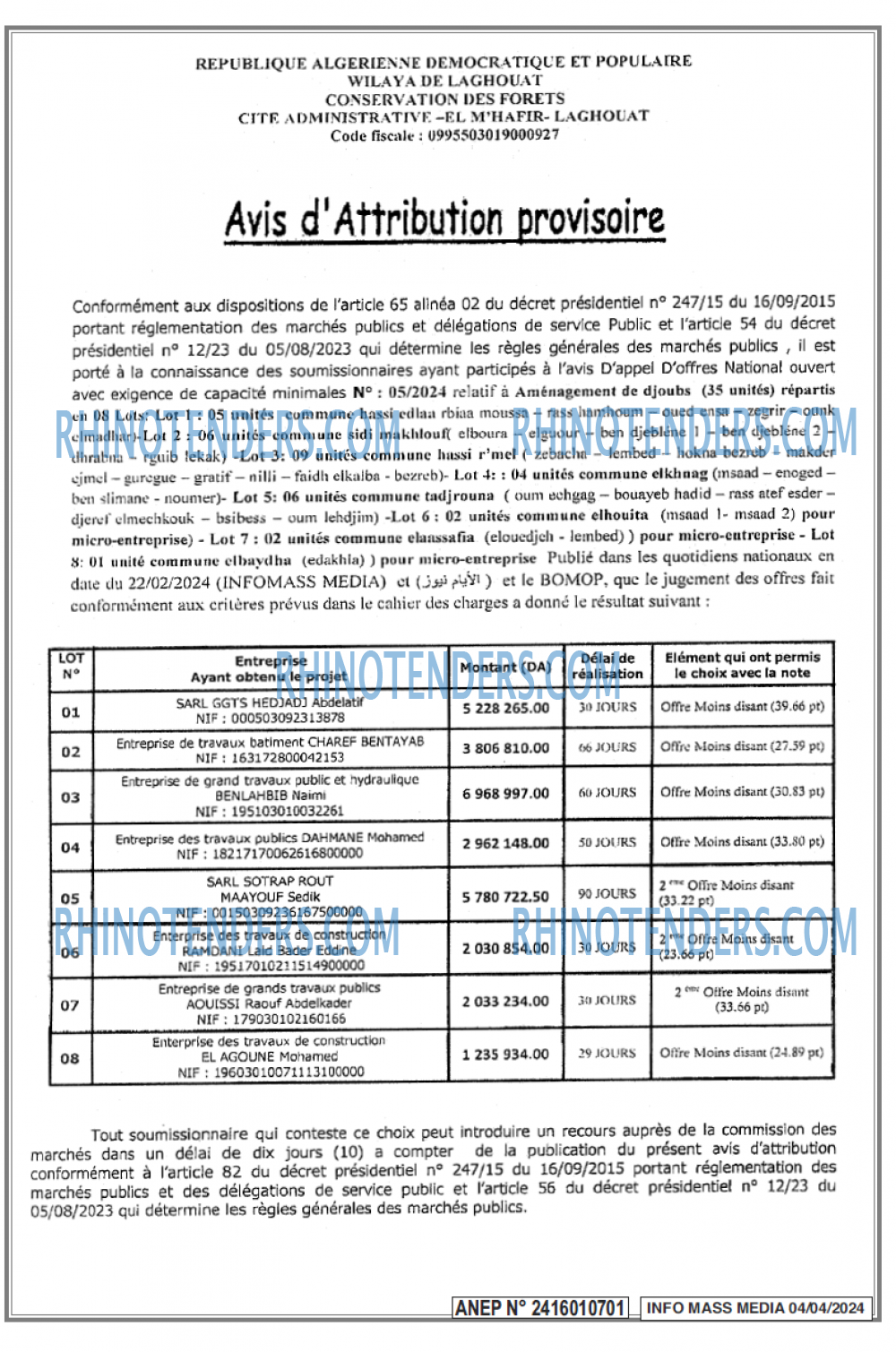 Infos Mass Media
