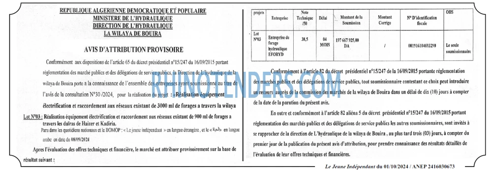 Le jeune indépendant