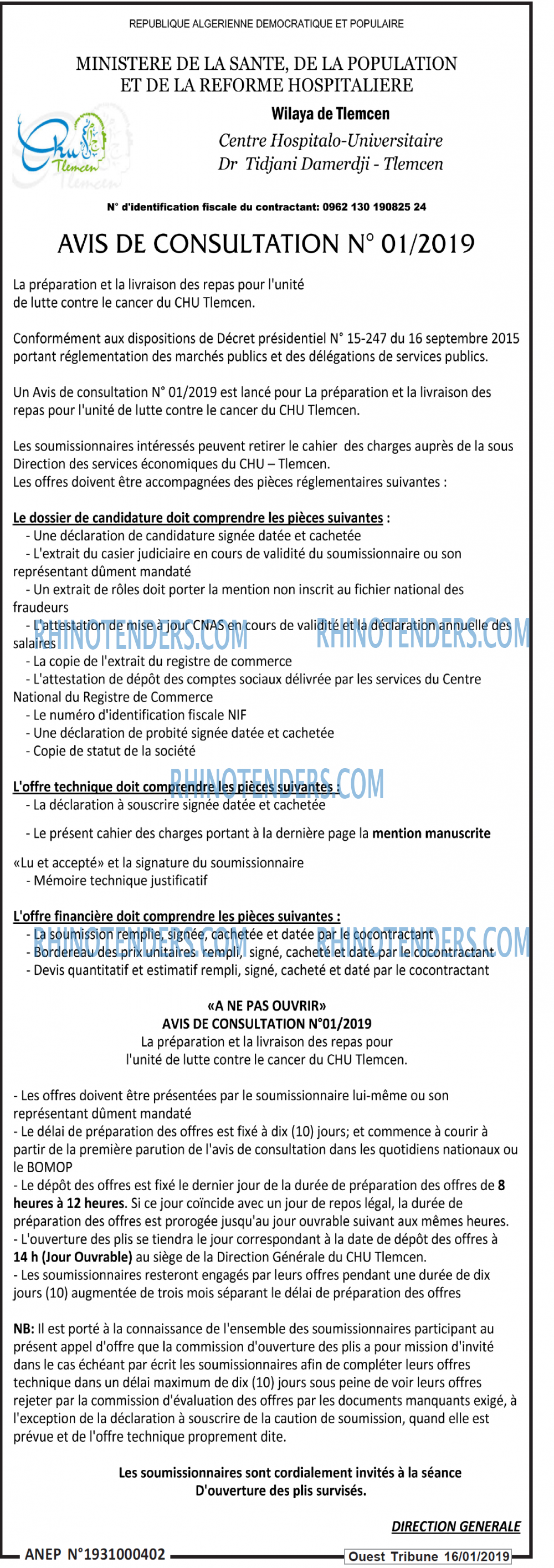 ouest TRIBUNE