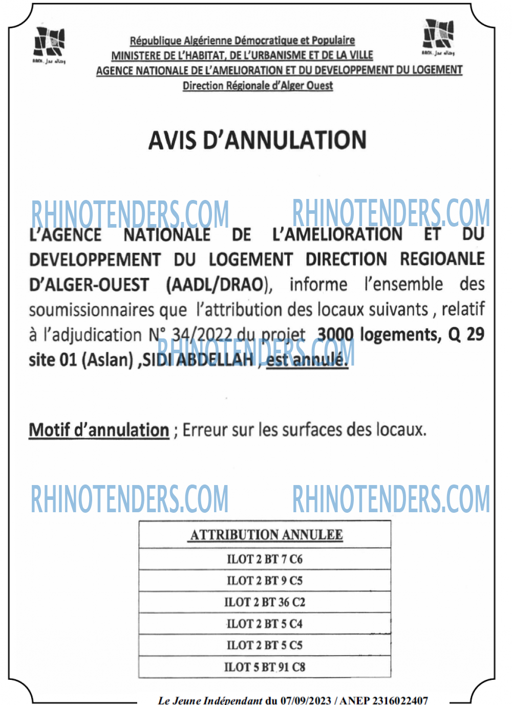 Le jeune indépendant