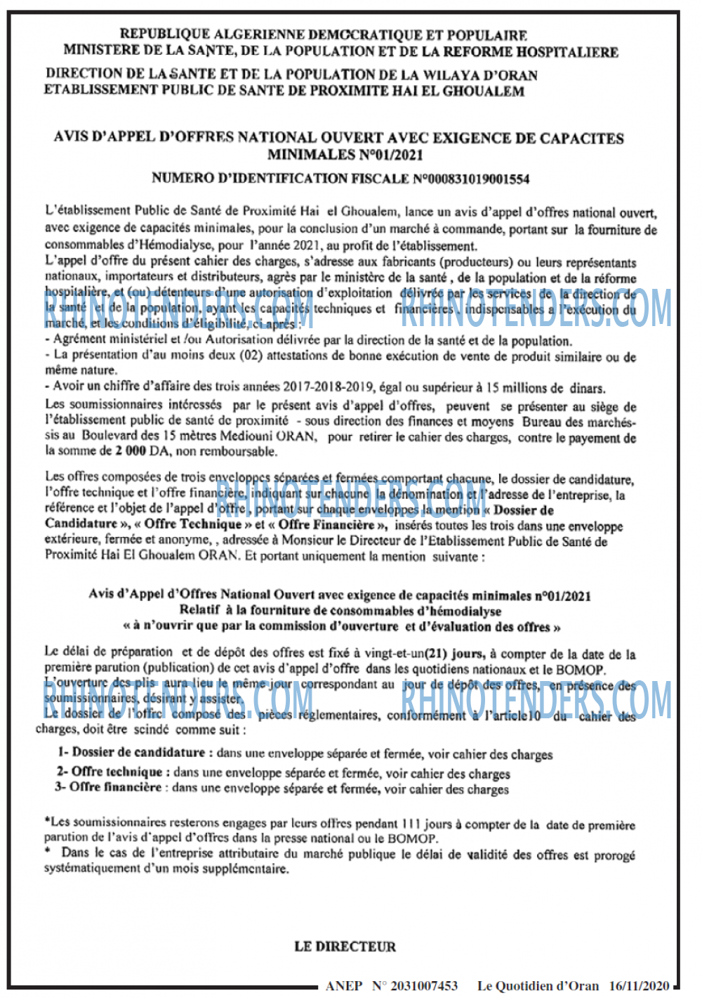 Le Quotidien d'Oran