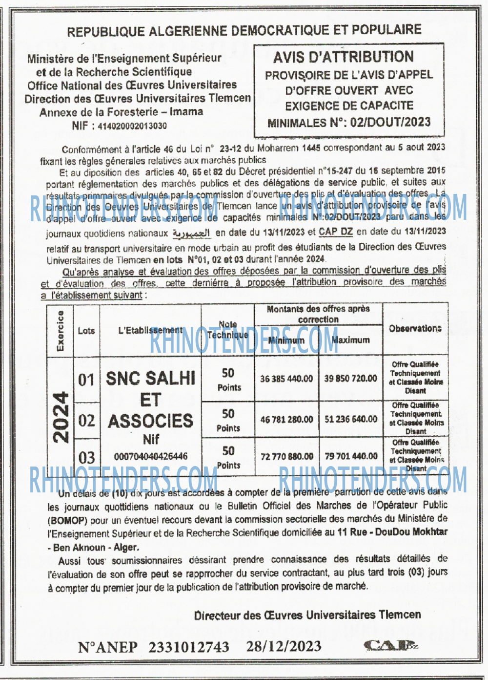 CAP OUEST