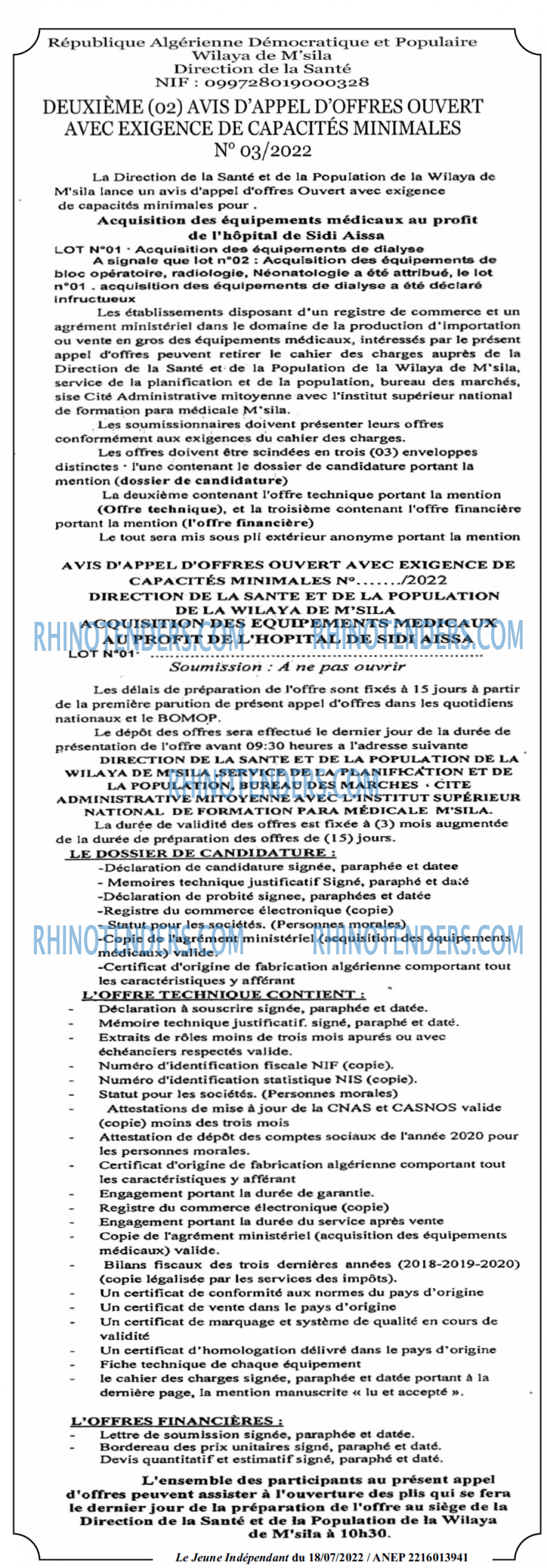 Le jeune indépendant
