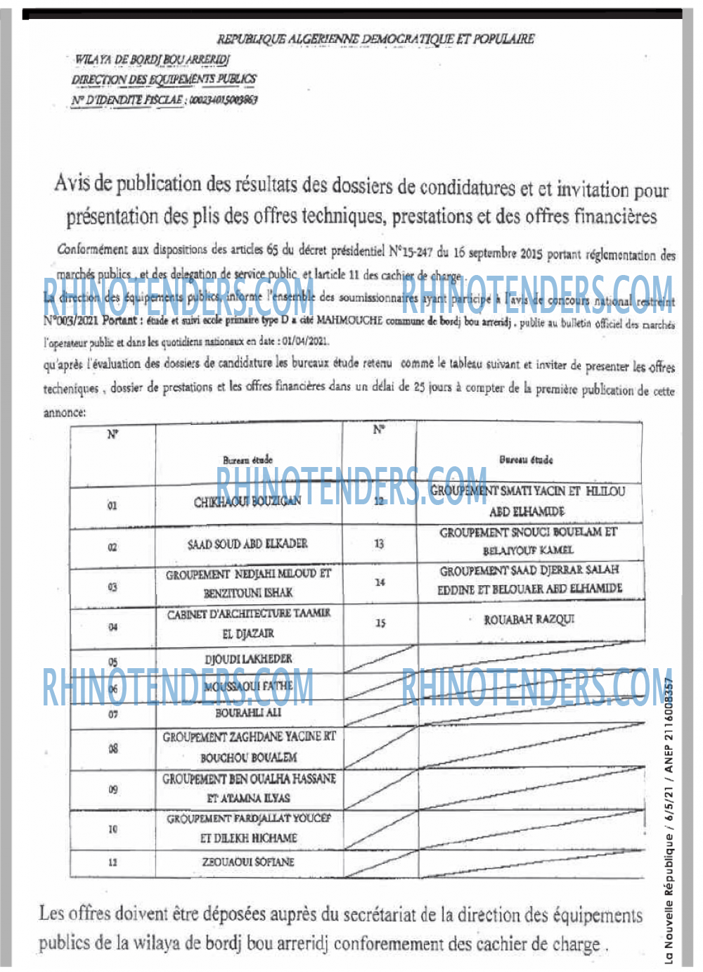 NOUVELLE REPUBLIQUE
