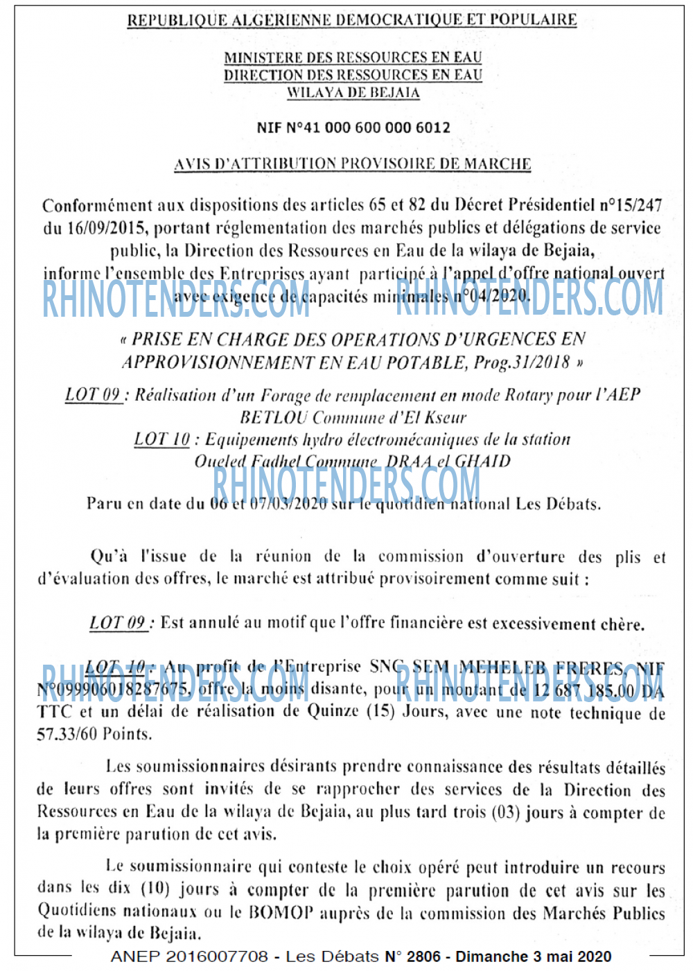 Les Debats
