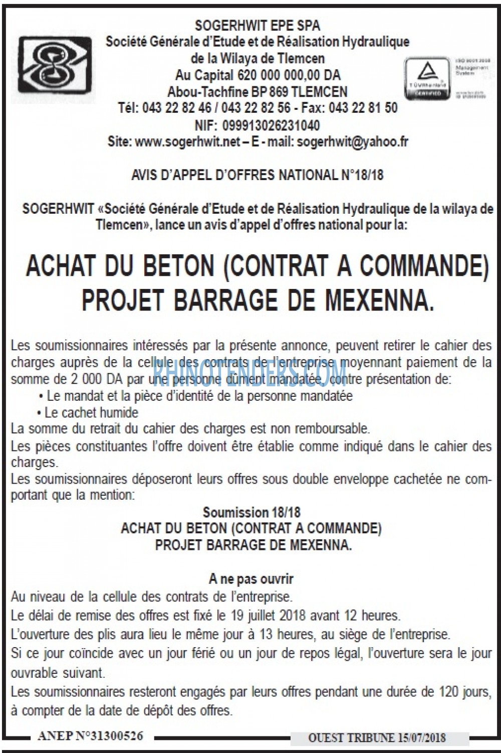 ouest TRIBUNE