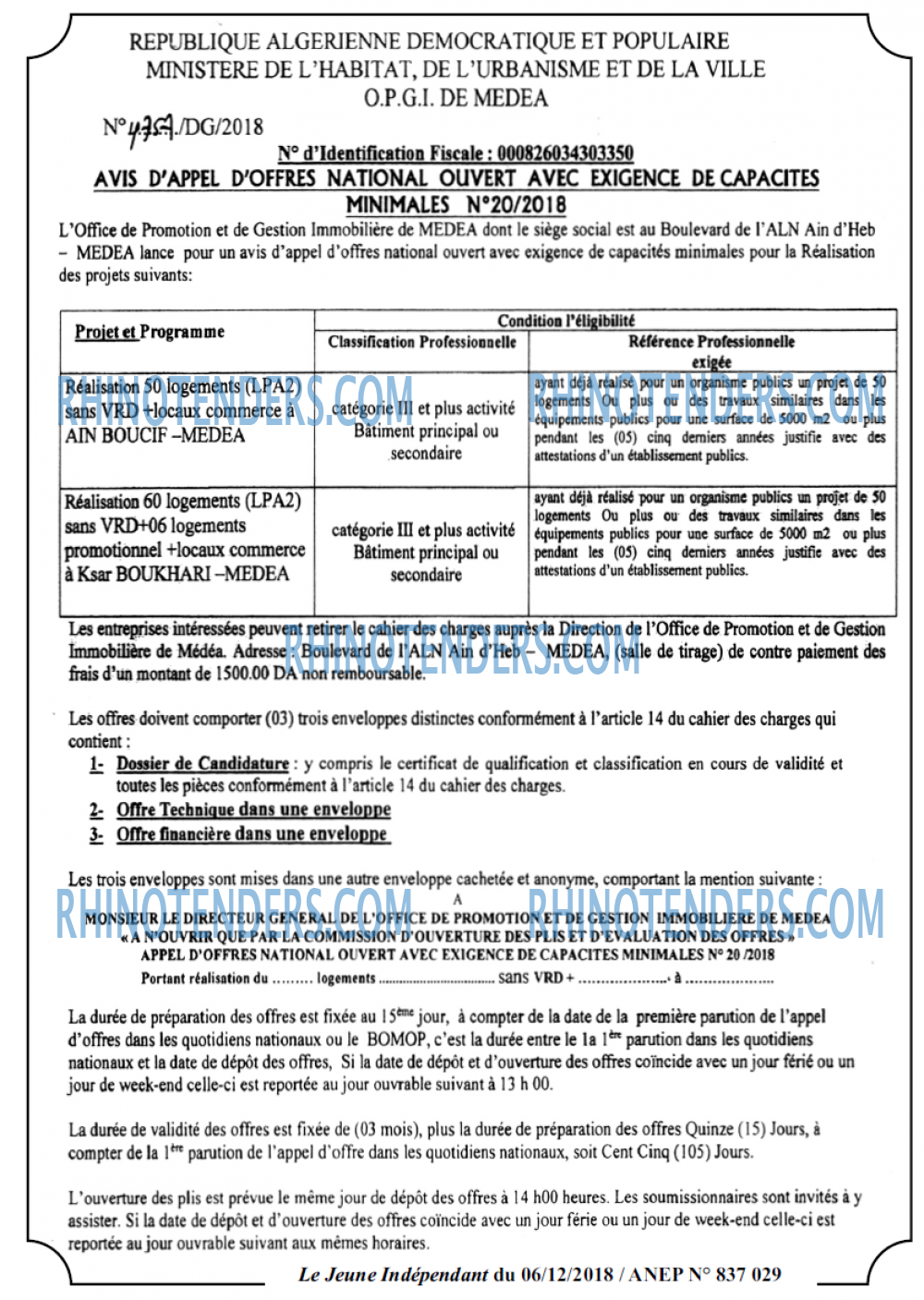 Jeune Independant