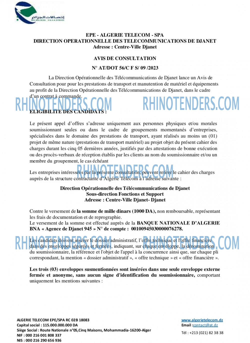 Rhinotenders