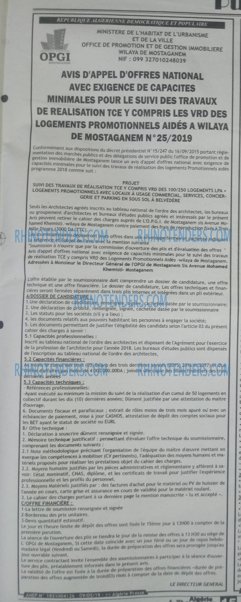 ALGERIE PRESSE