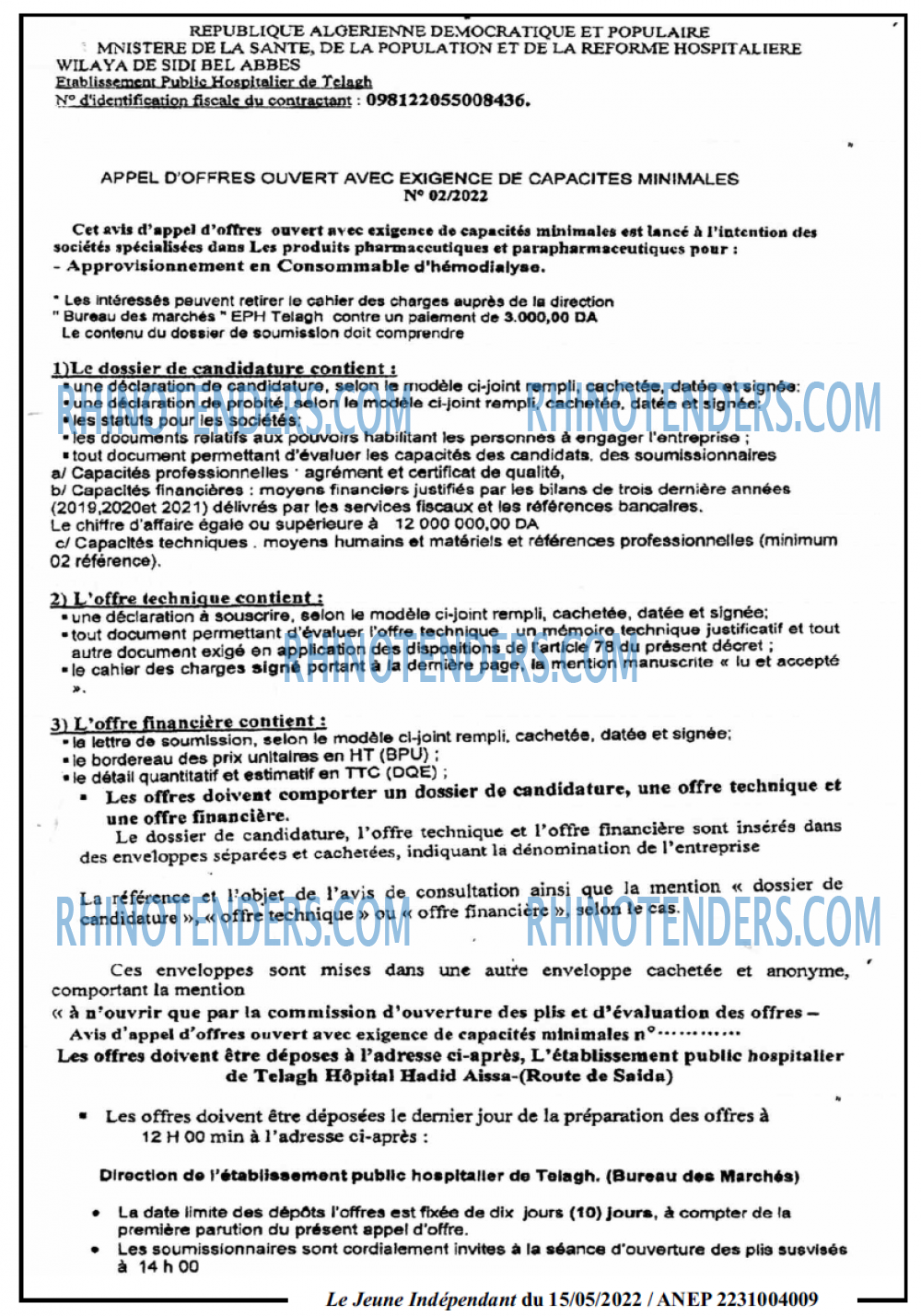 Jeune Independant