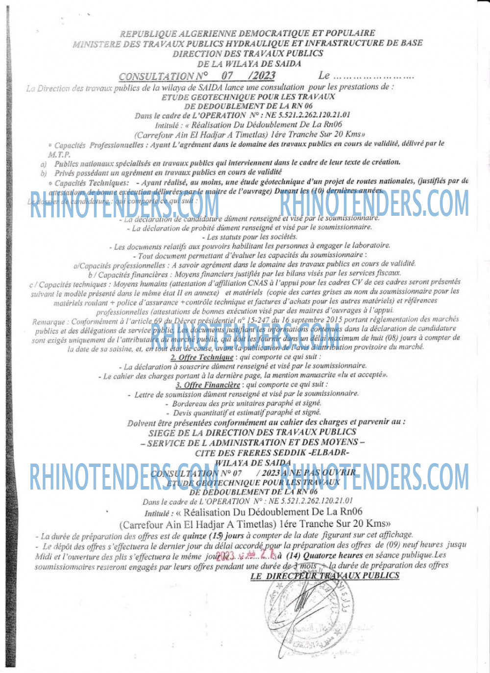 Rhinotenders