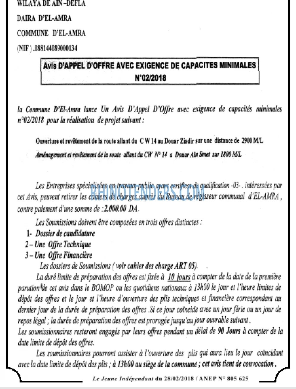 Le jeune indépendant