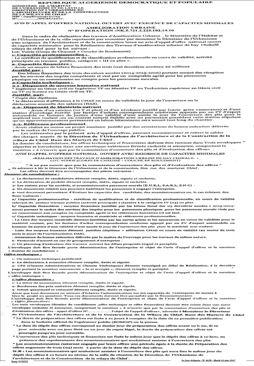 Le Jour d'Algérie
