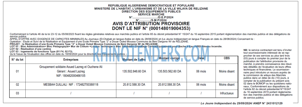 Le jeune indépendant