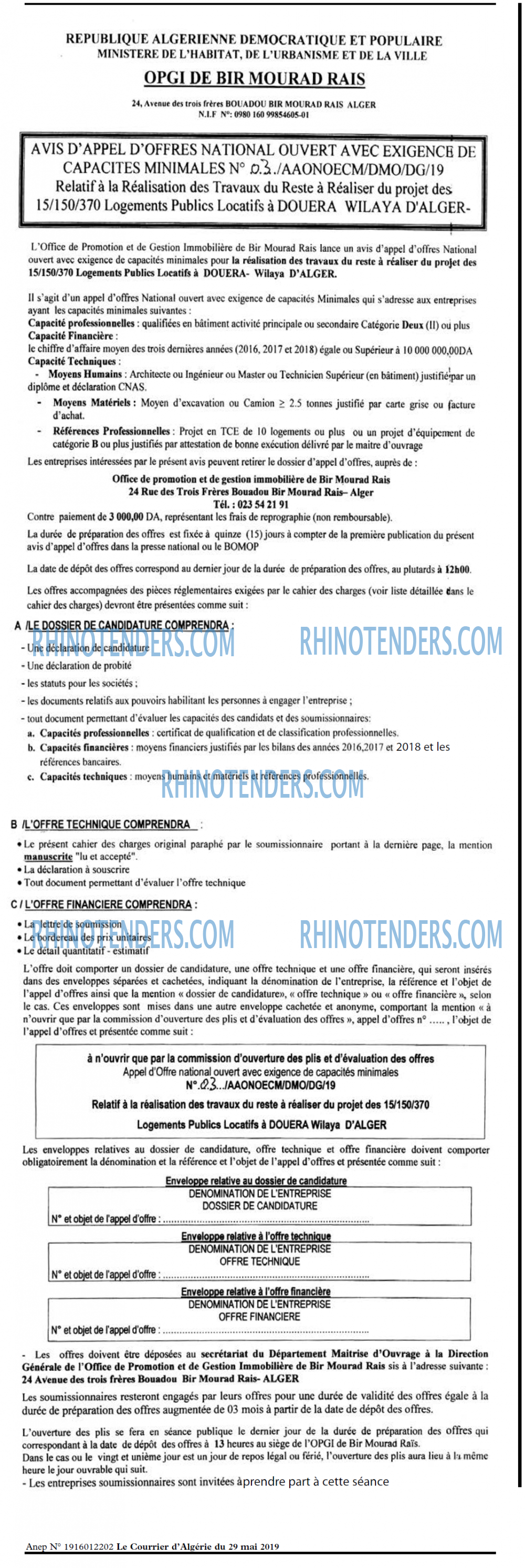 Le Courrier d'Algerie