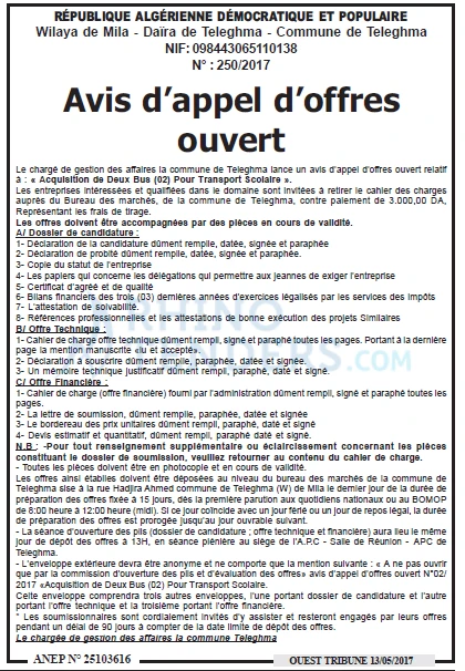 ouest TRIBUNE