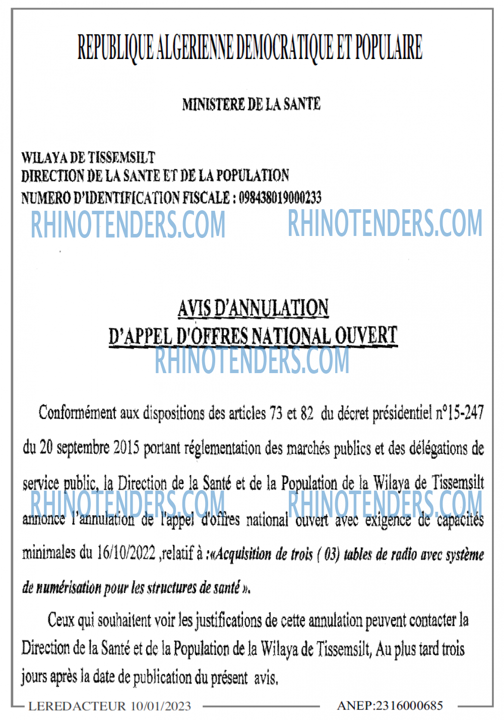 LE REDACTEUR