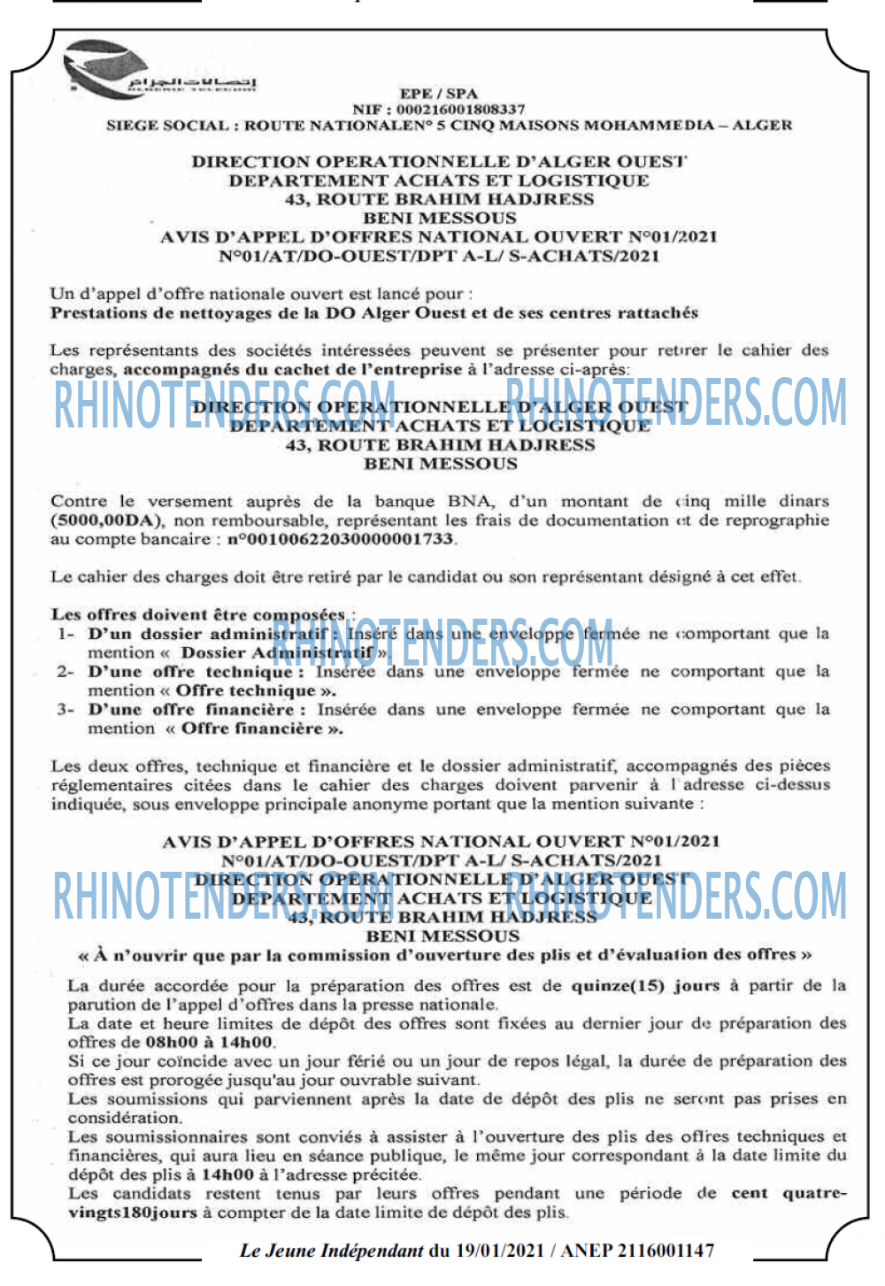 Jeune Independant