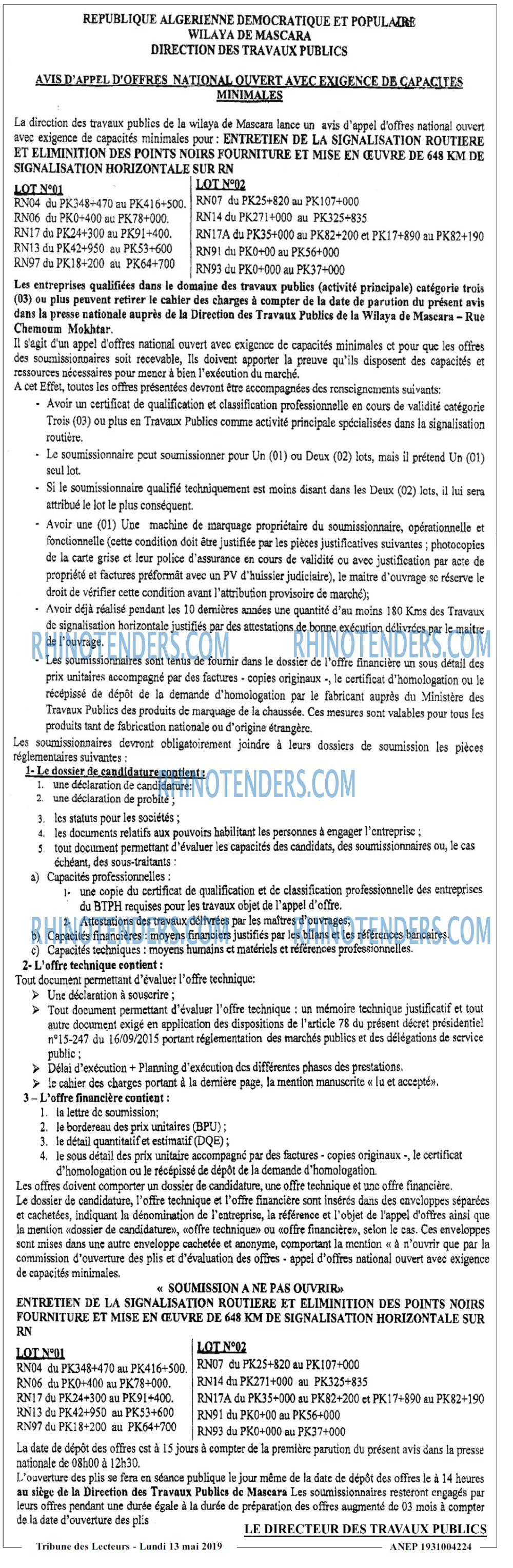 TRIBUNE DES LECTEURS