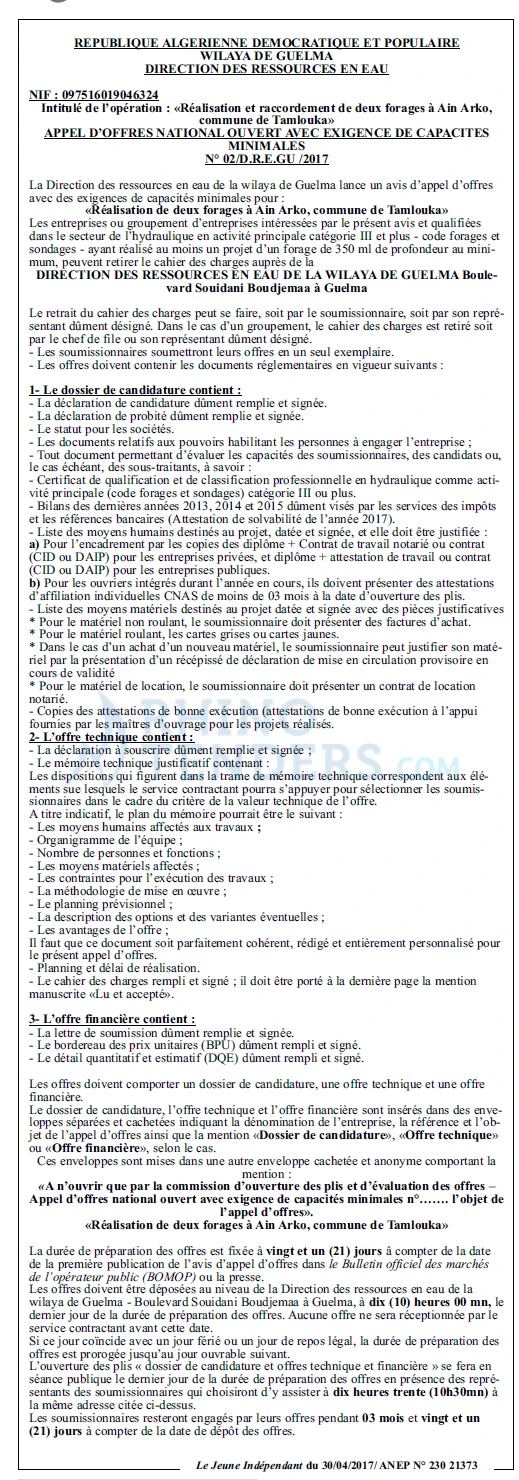 Le jeune indépendant