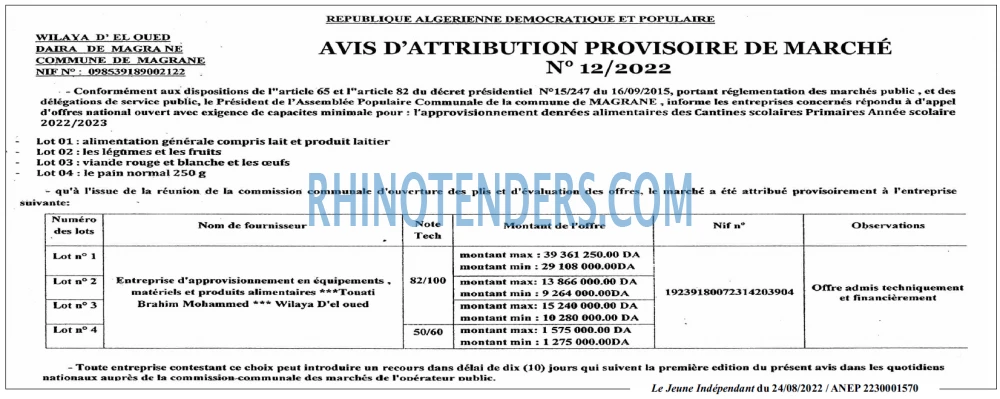 Jeune Independant
