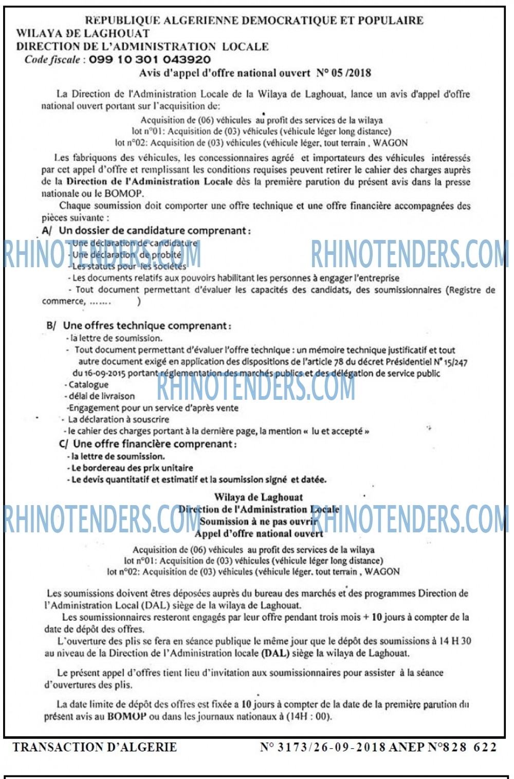TRIBUNE DES LECTEURS