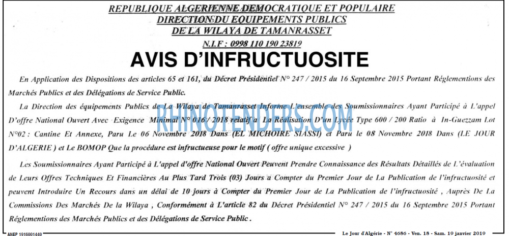 Le Jour d'Algérie